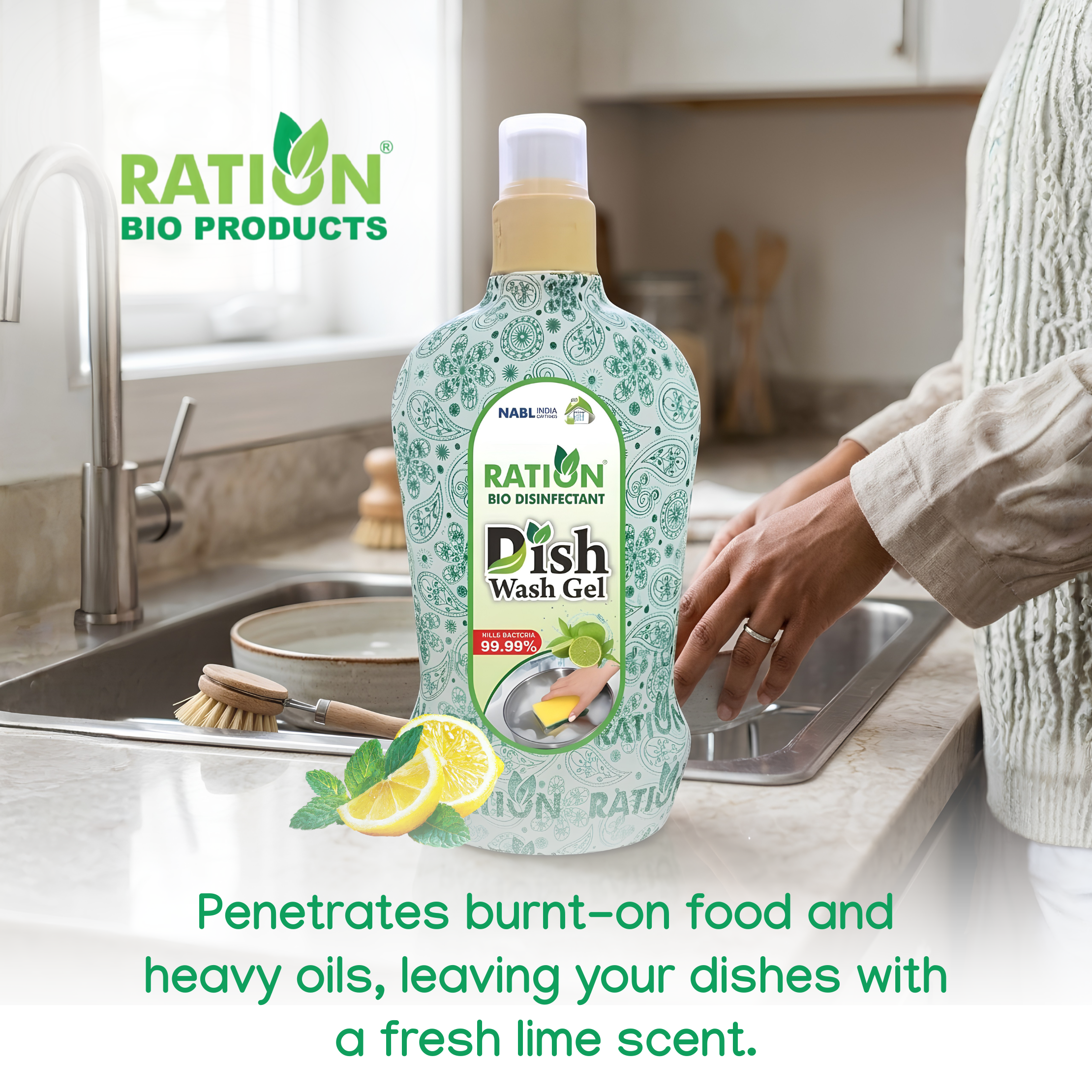 Natural Dish wash gel