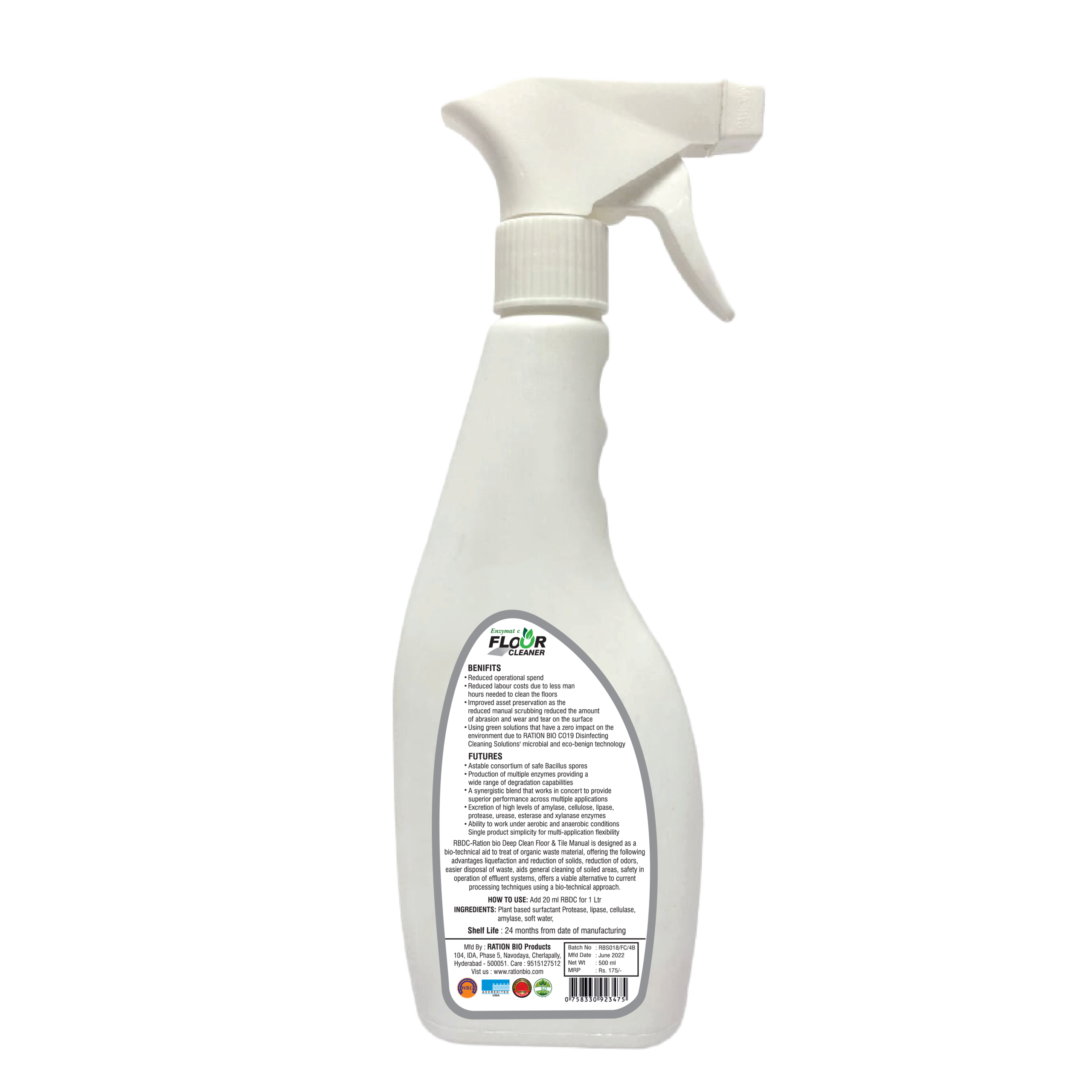 Floor Cleaner Spray(Enzymatic) (BOTTLE) - Image 2