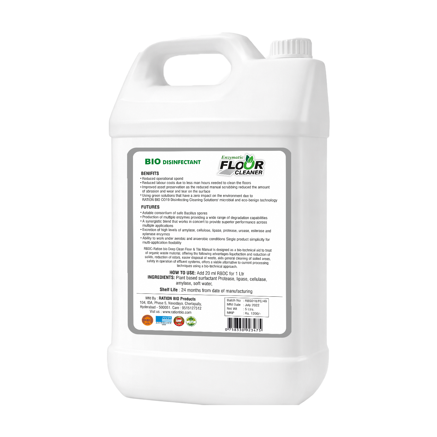 Floor Cleaner (Enzymatic) (CAN) - Image 2